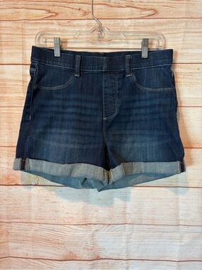 Judy Blue Dark Blue Rolled Cuff Denim Shorts